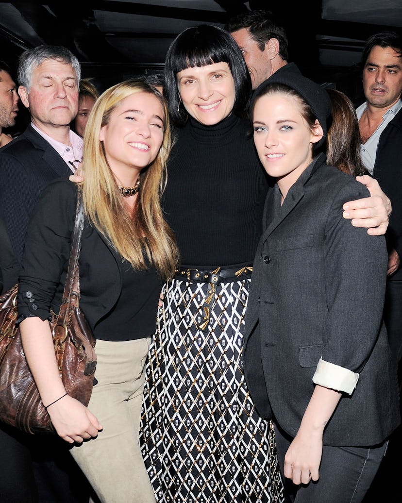 Lara Tarle, Juliette Binoche, and Kristen Stewart