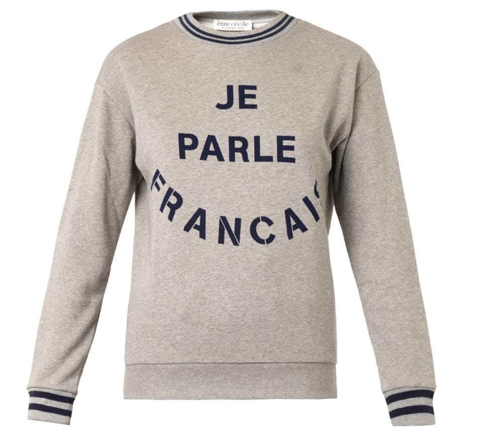 Au charme francais discount sweat