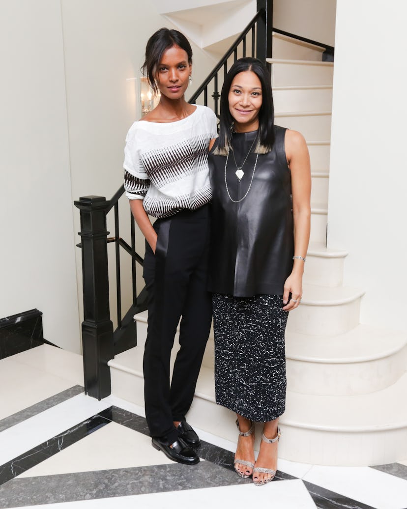 Liya Kebede and Monique Péan