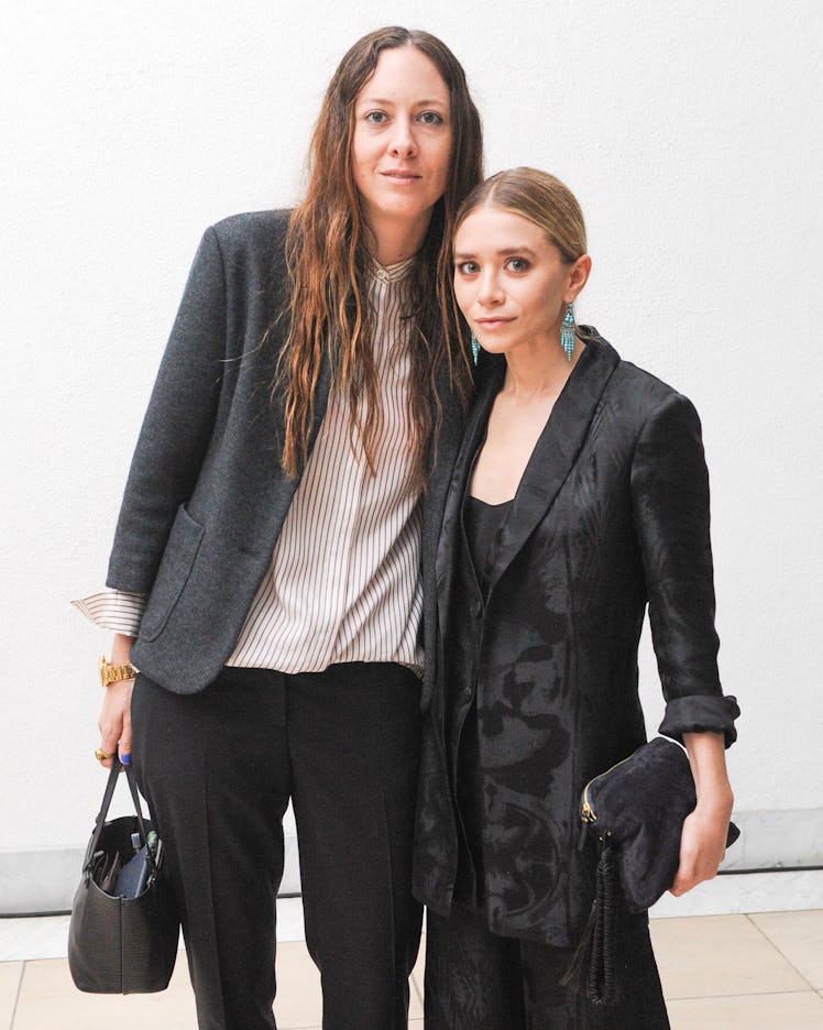 Ashley Olsen with a guest