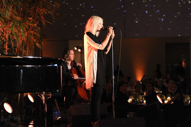 Sia performing