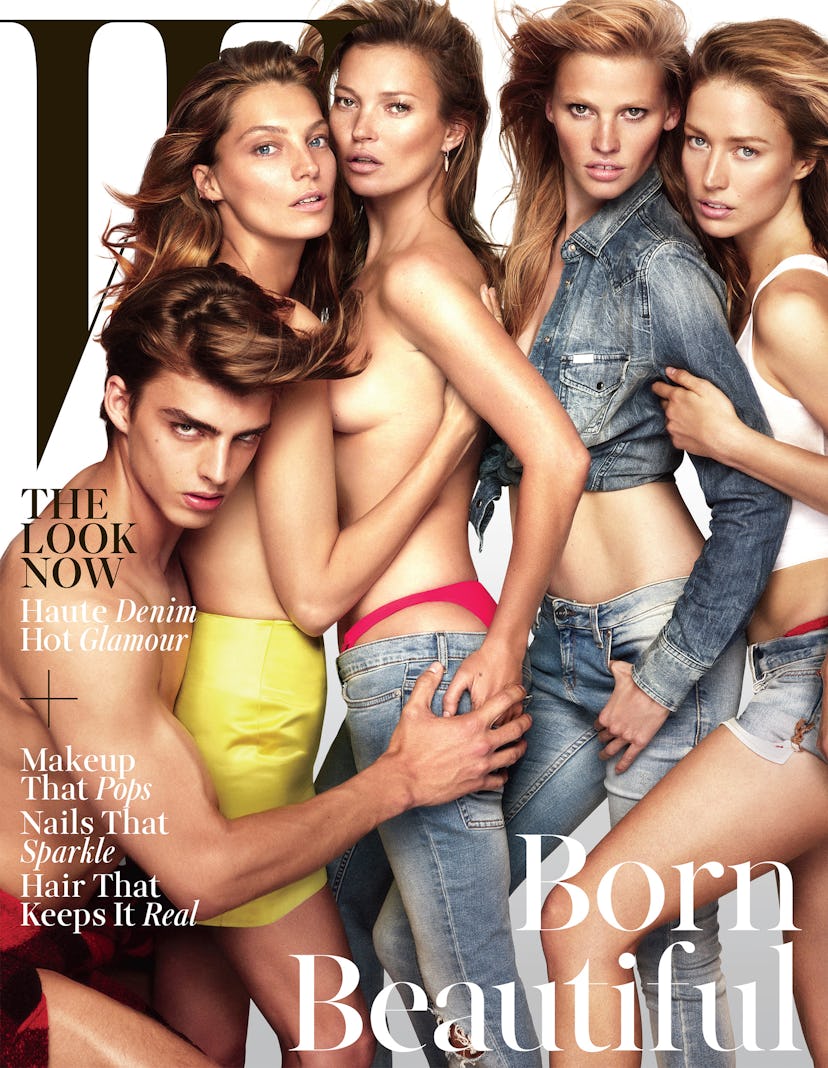 Daria Werbowy, Kate Moss, Lara Stone Cover
