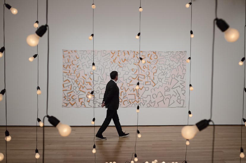 Installation view of Sturtevant: Double Trouble at The Museum of Modern Art