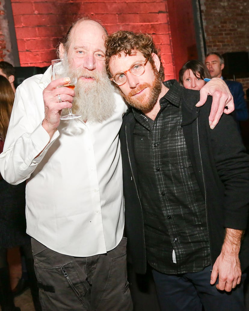 Lawrence Weiner and Dustin Yellin