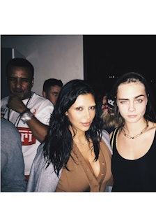 Kim Kardashian and Cara Delevingne