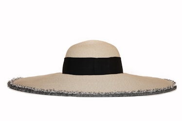 wide-brim toyo hat by Eugenia Kim.