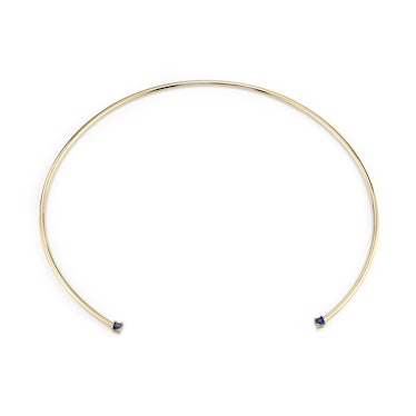 Gabriela Artigas 14k yellow gold and sapphire choker