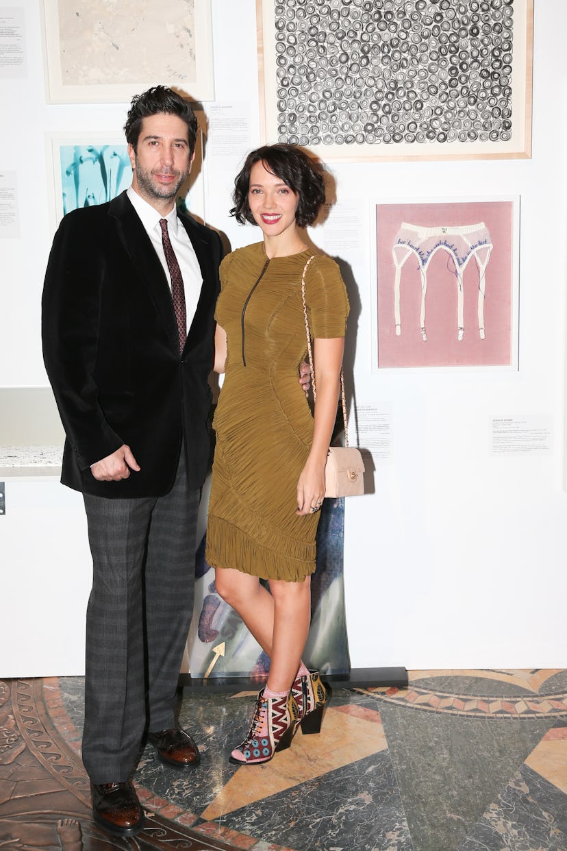 David Schwimmer and Zoe Buckman