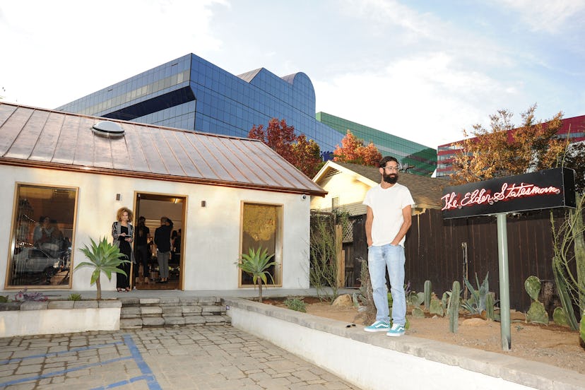 Founder Greg Chait outside the store