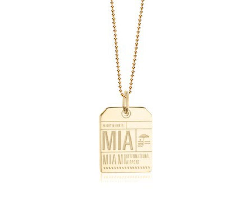 Jet Set Candy luggage tag charm