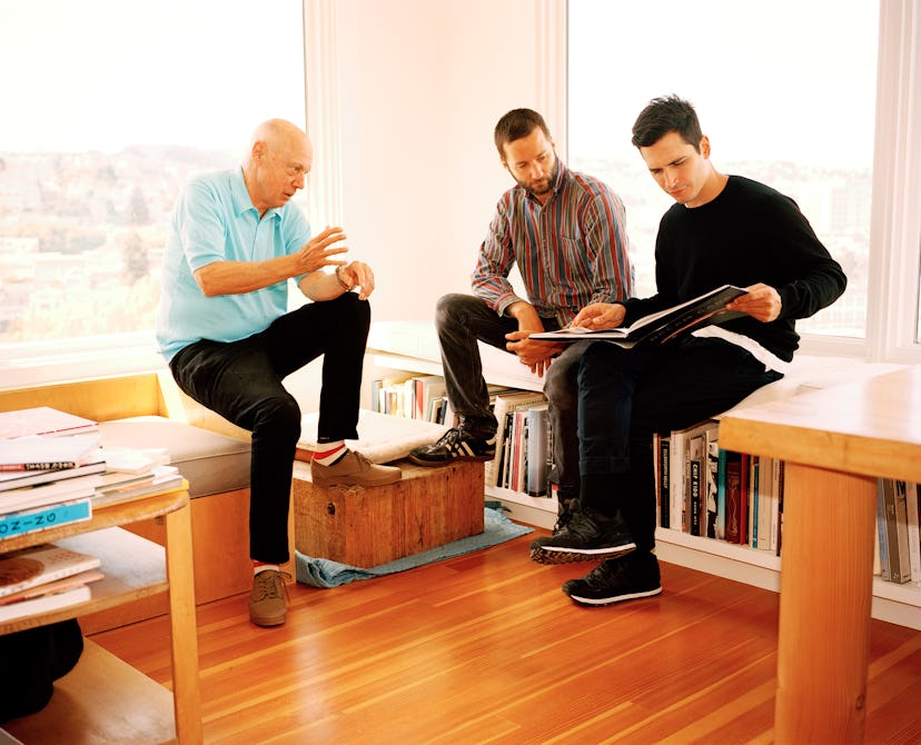 Ron Nagle, with Jack McCollough and Lazaro Hernandez