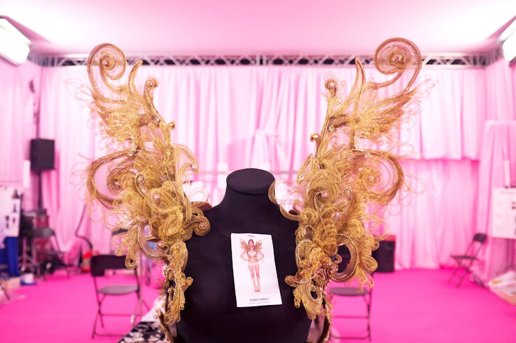Backstage at the 2014 Victoria's Secret Fashion Show