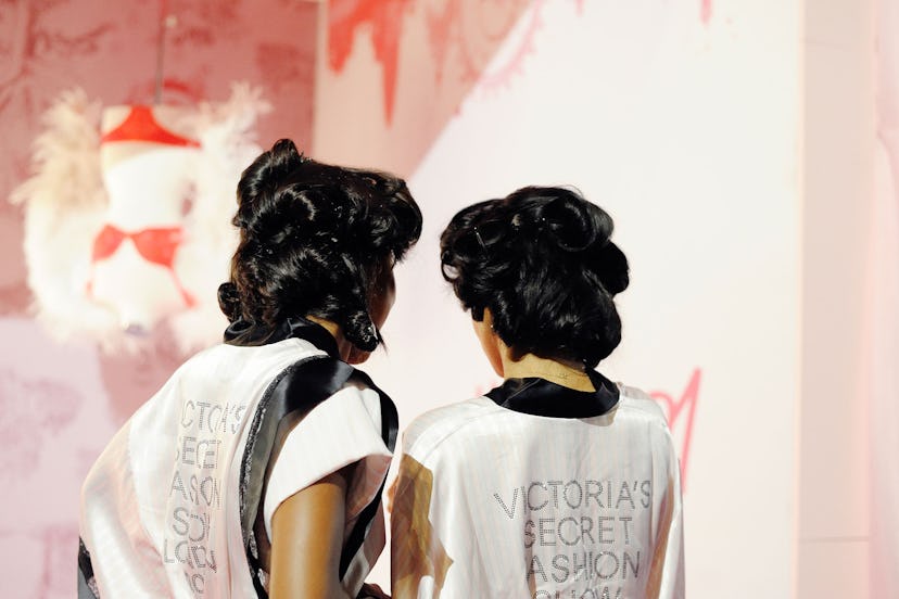 Backstage at the 2014 Victoria's Secret Fashion Show