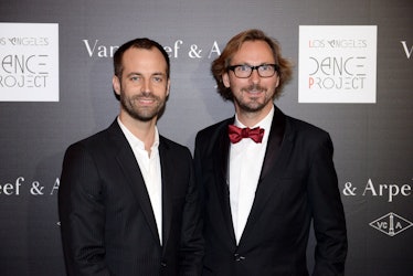 Benjamin Millepied and Nicolas Bos attend the Benjamin Millepied and Van Cleef & Arpels party