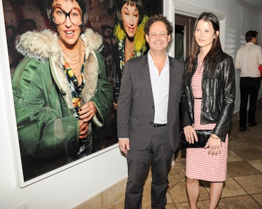 Adam Weinberg and guest attend Maria Baibakova's housewarming and supper party