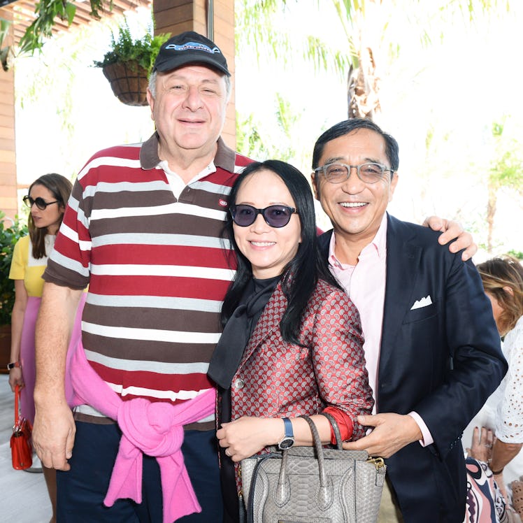 Jean Pigozzi, Silas Chou, and guest