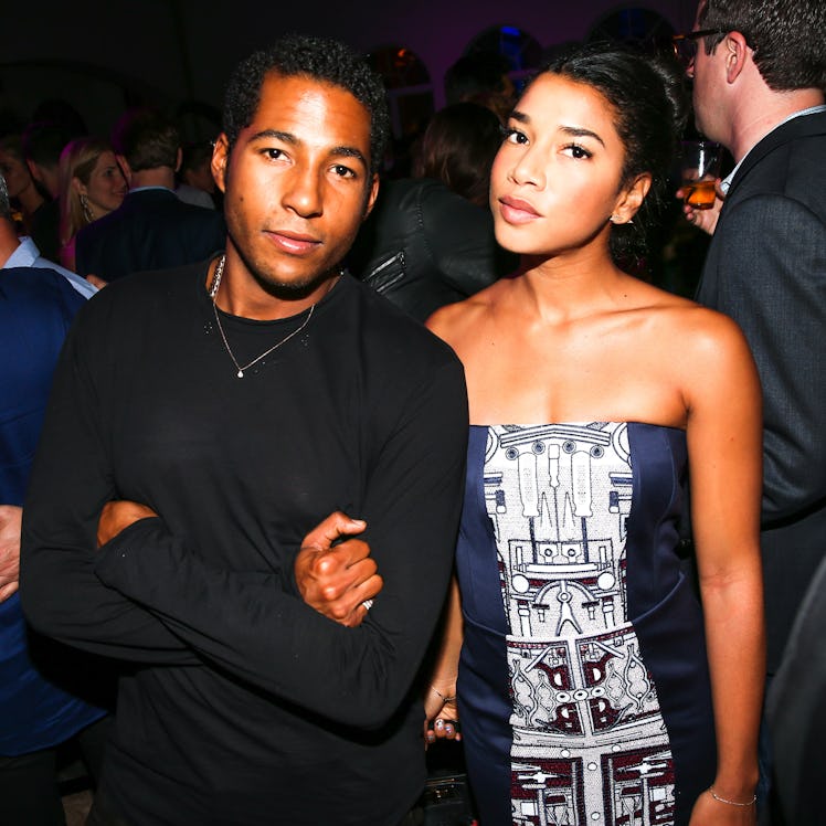 Hassan Pierre and Hannah Bronfman attend the PPP Muzik Mansion party