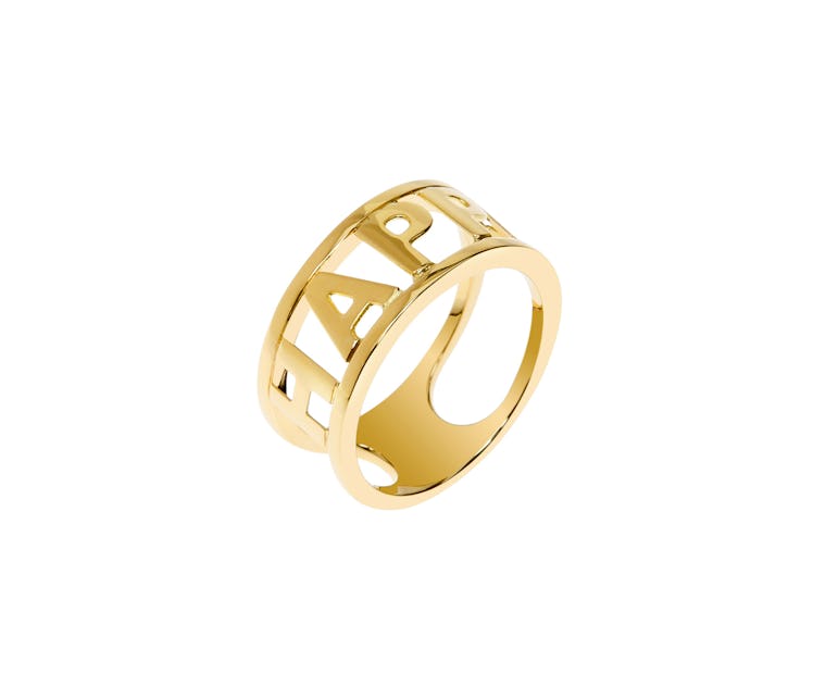 Spallanzani “Only You” ring in yellow gold