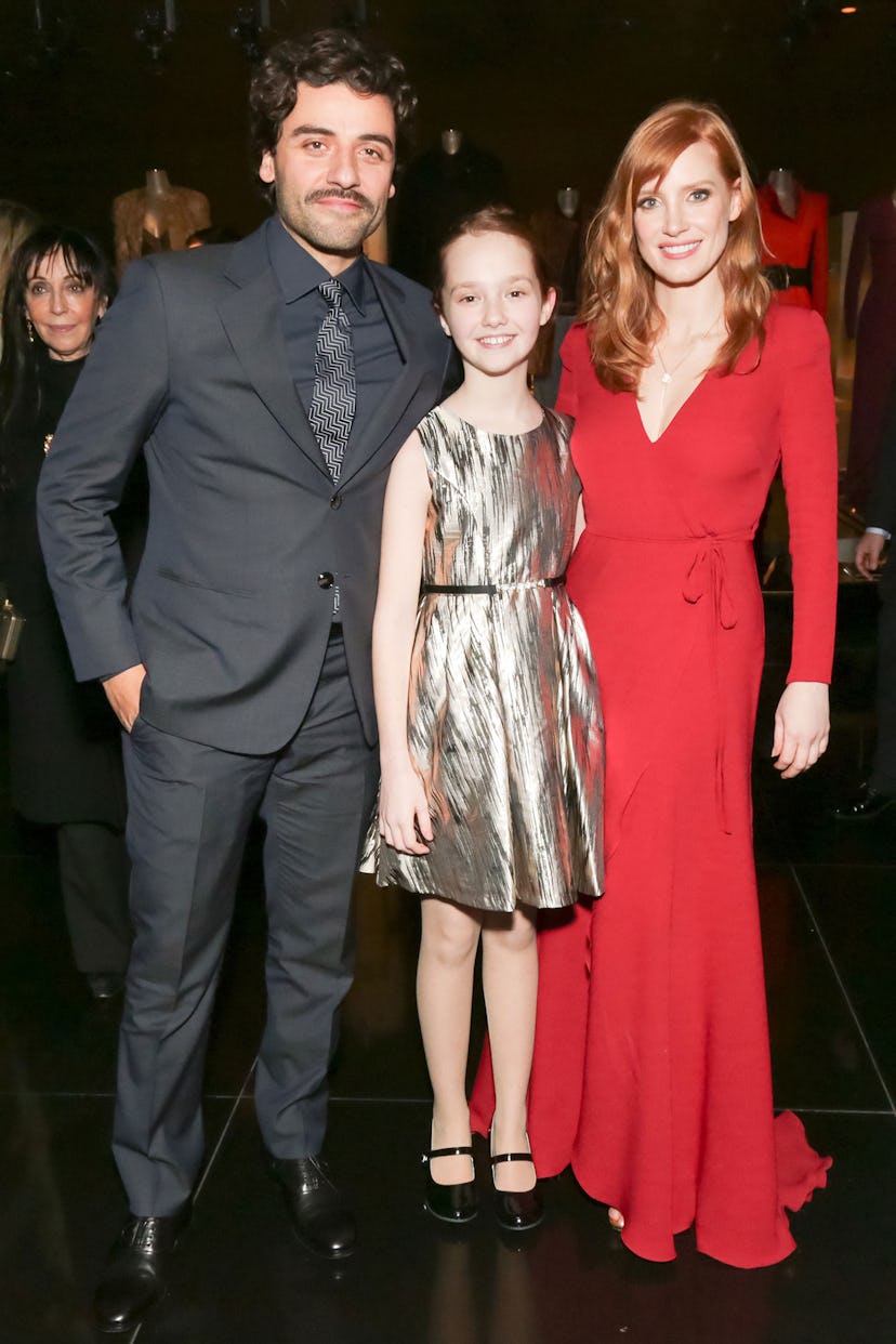 Oscar Isaac and Jessica Chastain