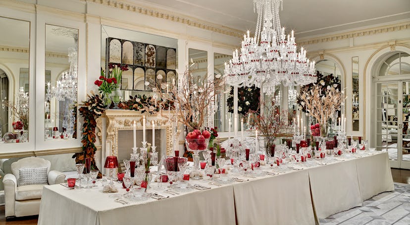 Baccarat decorates the New York Holiday House