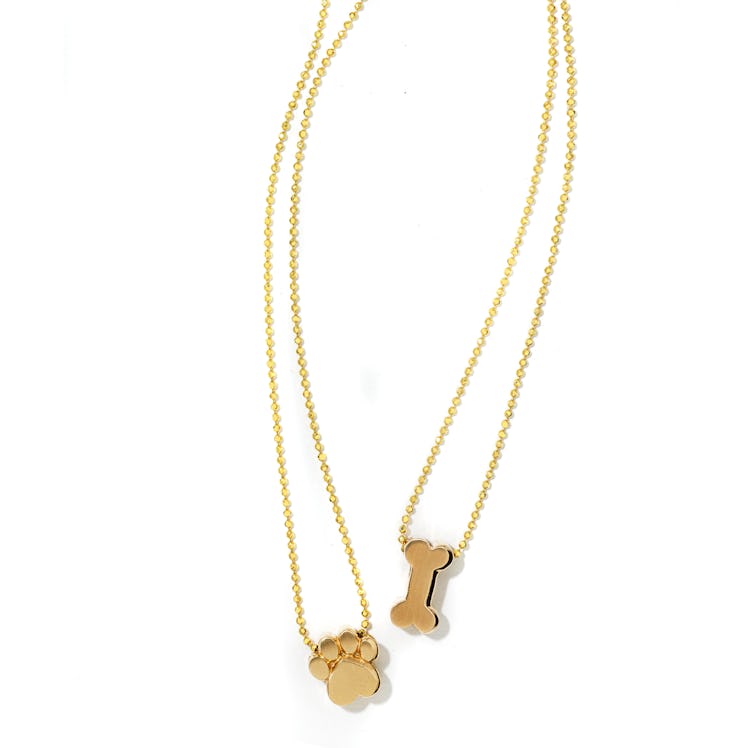 Alex Woo paw necklace