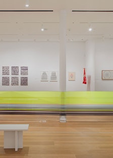 Installation view of Thread Lines at The Drawing Center