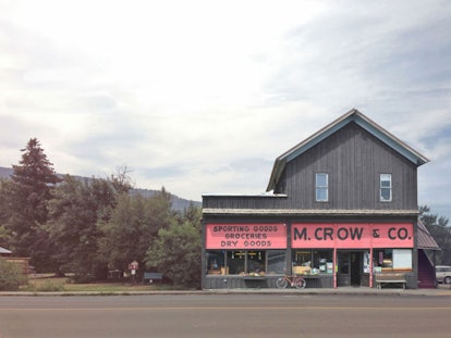 The M. Crow store in Lostine, Oregon