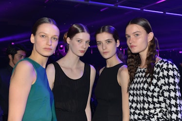 Dior models at the after-party