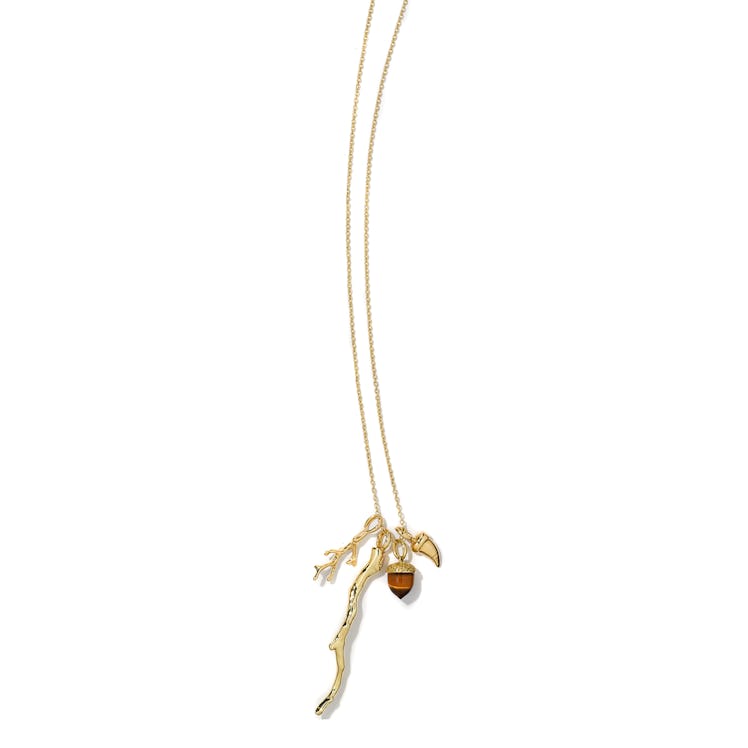 Ippolita gold charm necklace