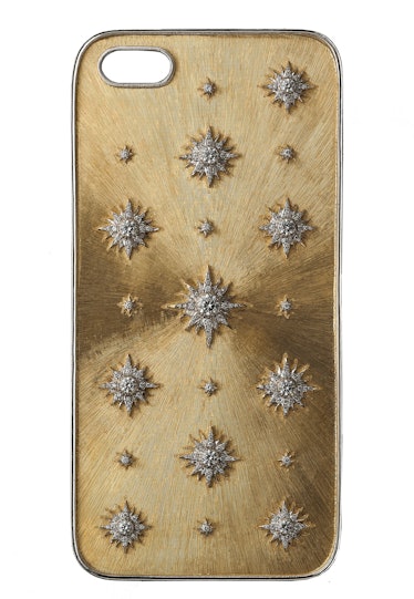 Buccellati 18k gold phone case,