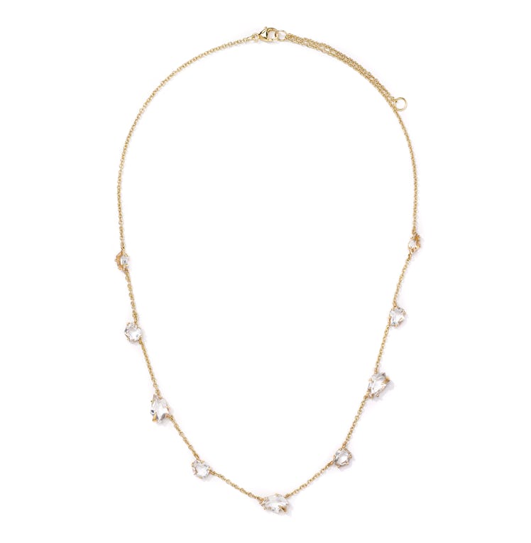 Alexis Bittar gold and quartz necklace