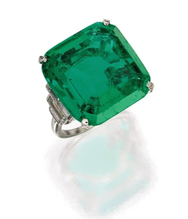Brook Astor Emerald Ring