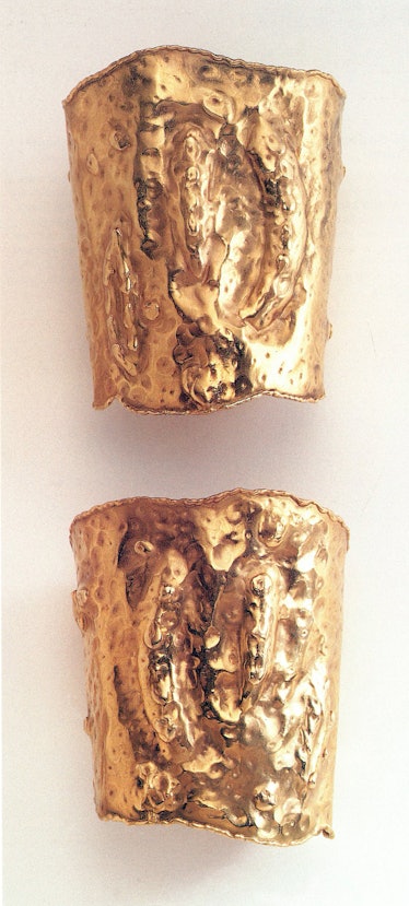 Gold Cuff Bangle-Bracelets, Greece from The Estate of Jacqueline Kennedy Onassis