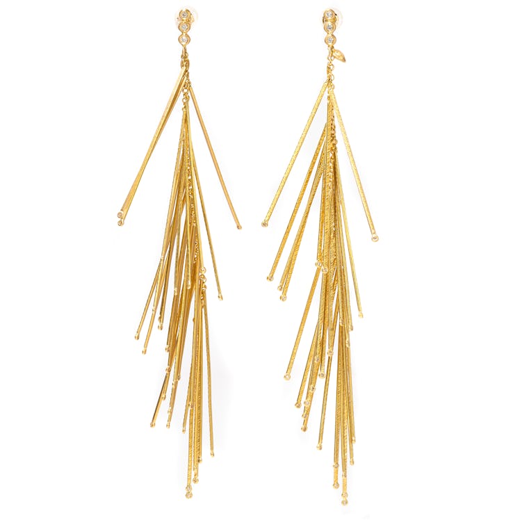 Coomi gold and diamond earrings