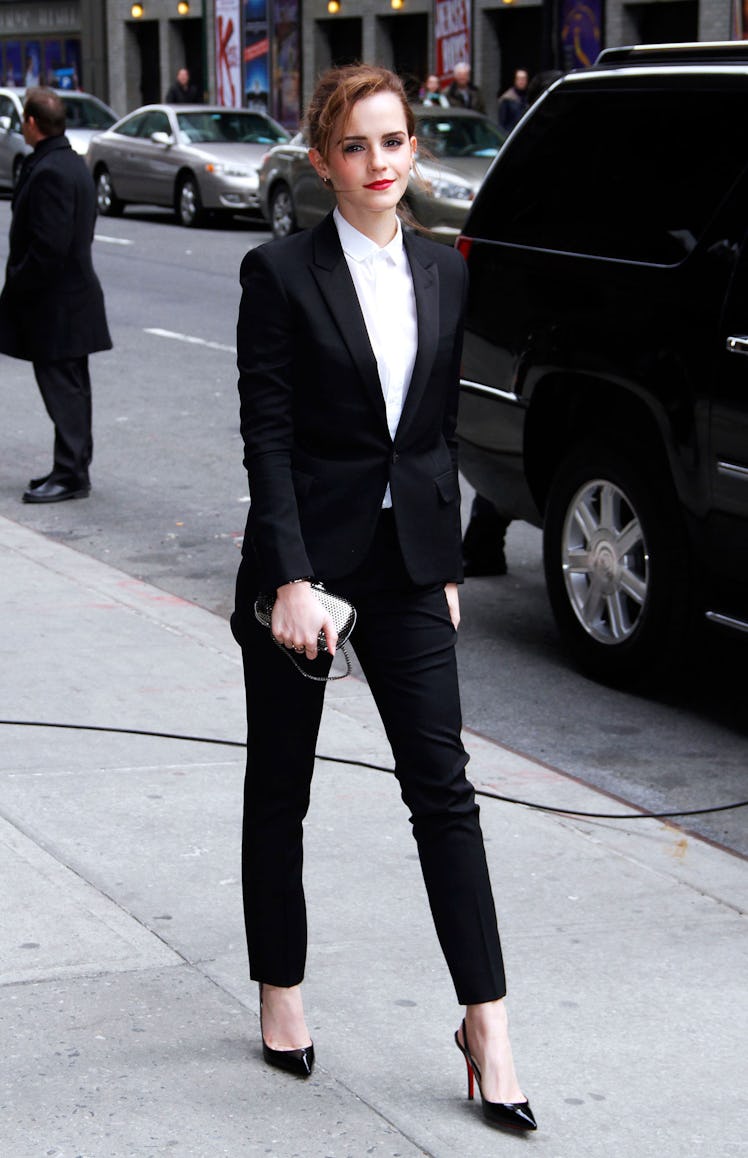 Emma Watson in Saint Laurent