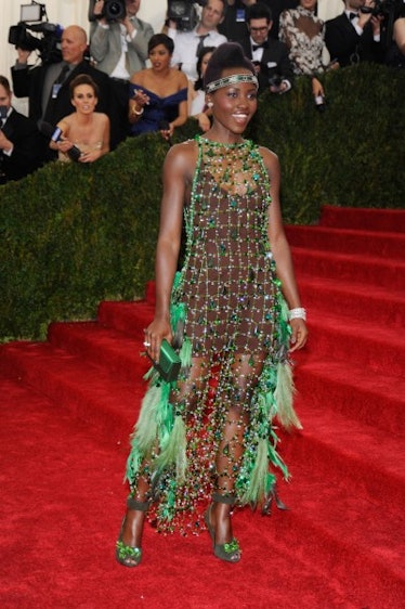 Lupita Nyong'o in custom Prada