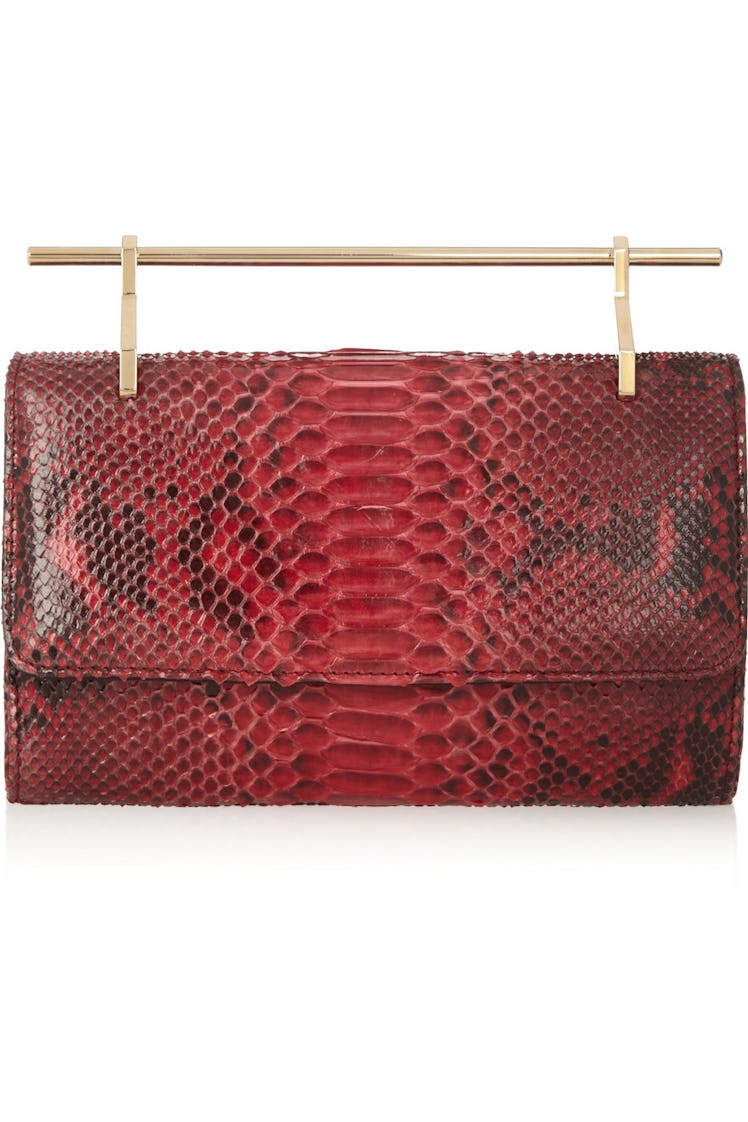 M2MALLETIER clutch, $2,270, NET-A-PORTER.COM