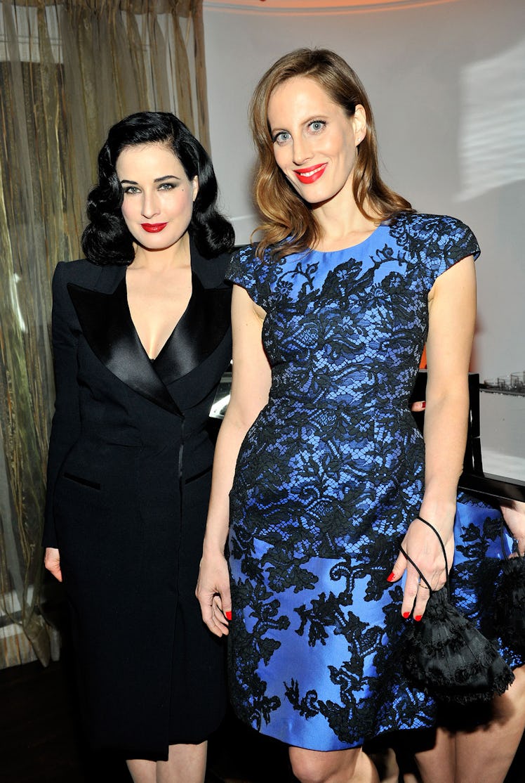 Dita von Teese and Liz Goldwyn