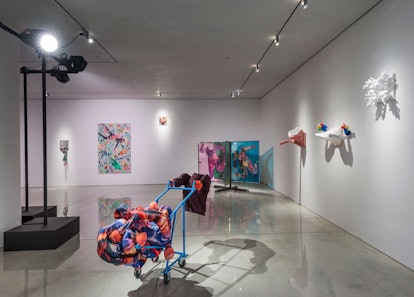 Installation view of Ryan McNamara's "Gently Used" at Mary Boone