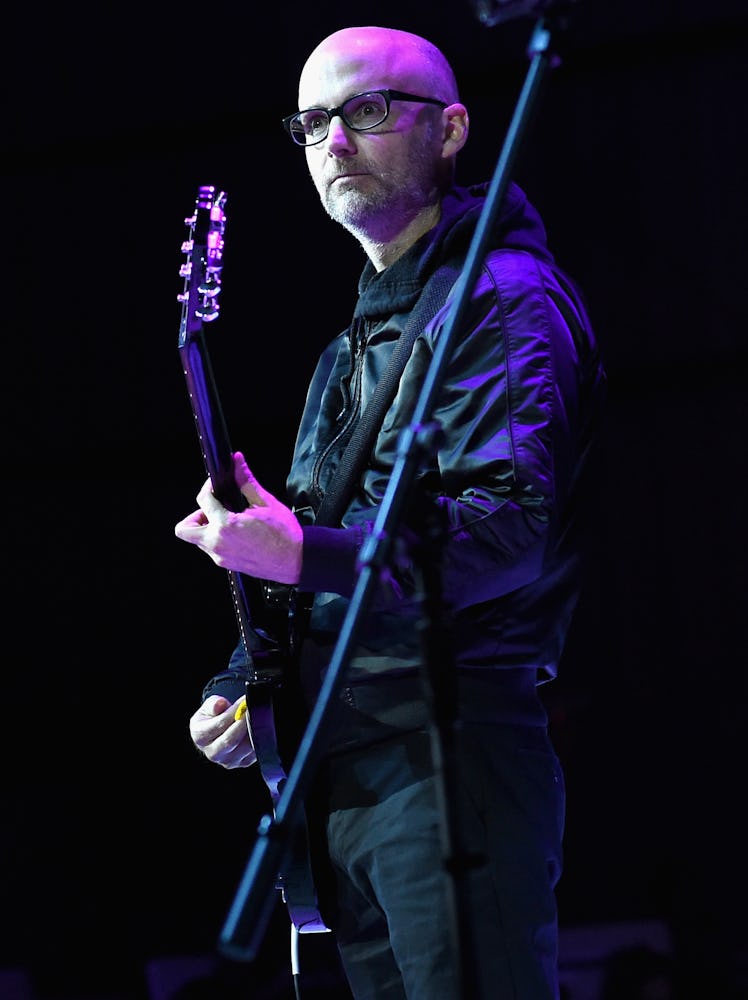 Moby performs onstage during the Art of Elysium and Samsung Galaxy present Marina Abramovic's HEAVEN