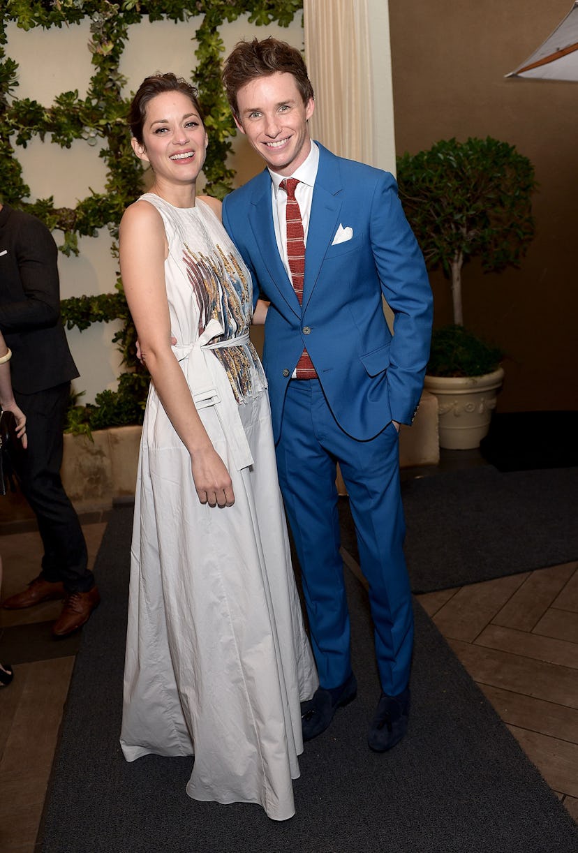 Marion Cotillard and Eddie Redmayne