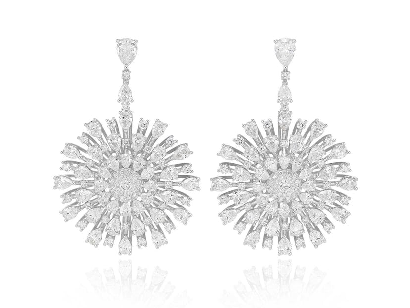 Chopard 18k gold and diamond earrings