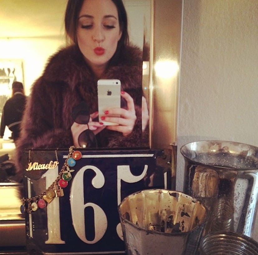 Erlanger with a few of her favorite accessories