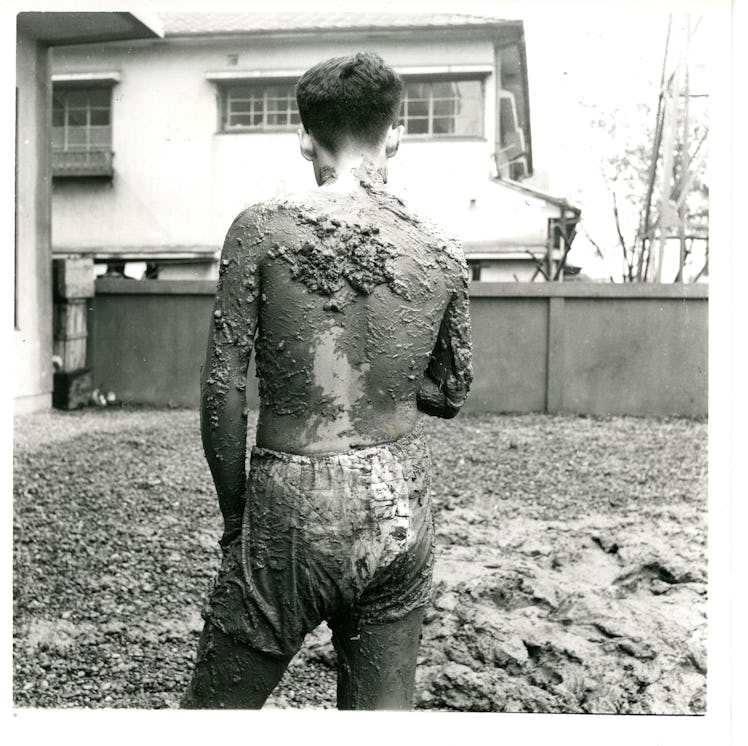 Kazuo Shiraga, Challenging Mud (third execution), 1955, 1st Gutai Art Exhibition
