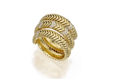 18 Karat Gold and Diamond Bracelet