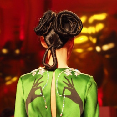 A close-up at the Schiaparelli Spring 2015 Couture show