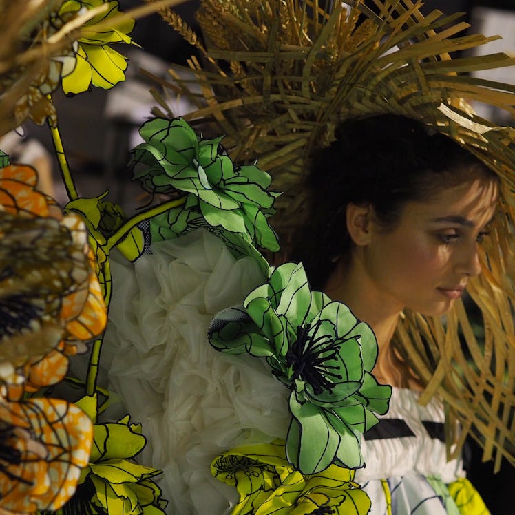 Backstage at Viktor and Rolf Spring 2015 Couture