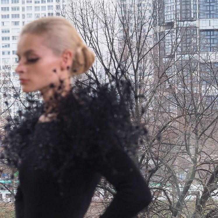 Backstage at the Spring 2015 couture shows