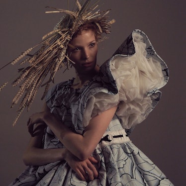 Backstage at Viktor and Rolf Spring 2015 Couture