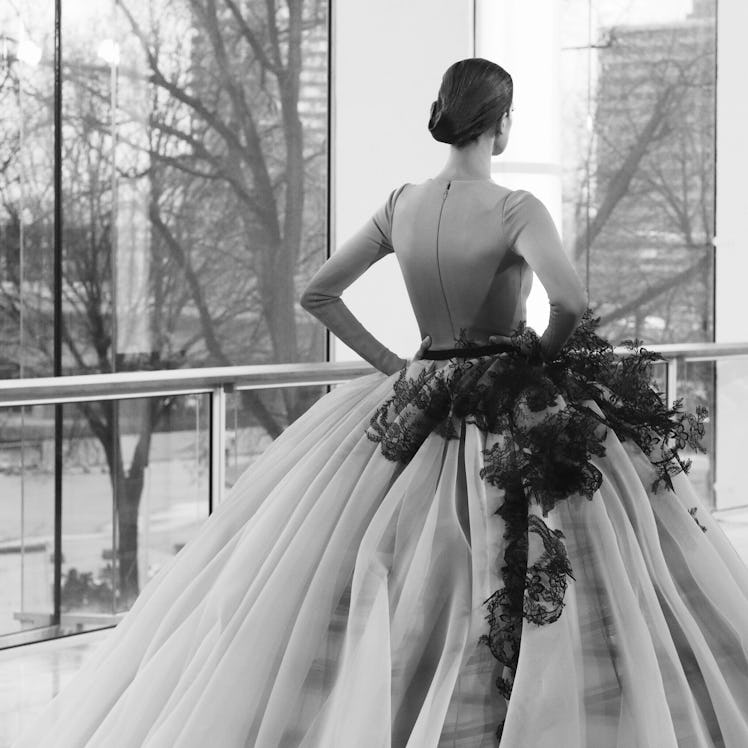 Backstage at the Spring 2015 couture shows